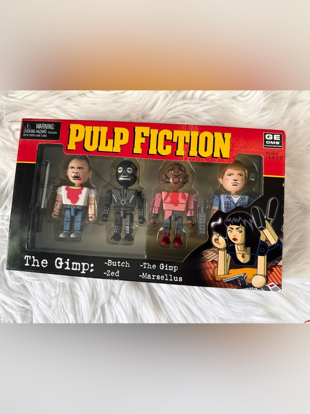 Pulp Fiction NECA Toy Figurine Set - Characters